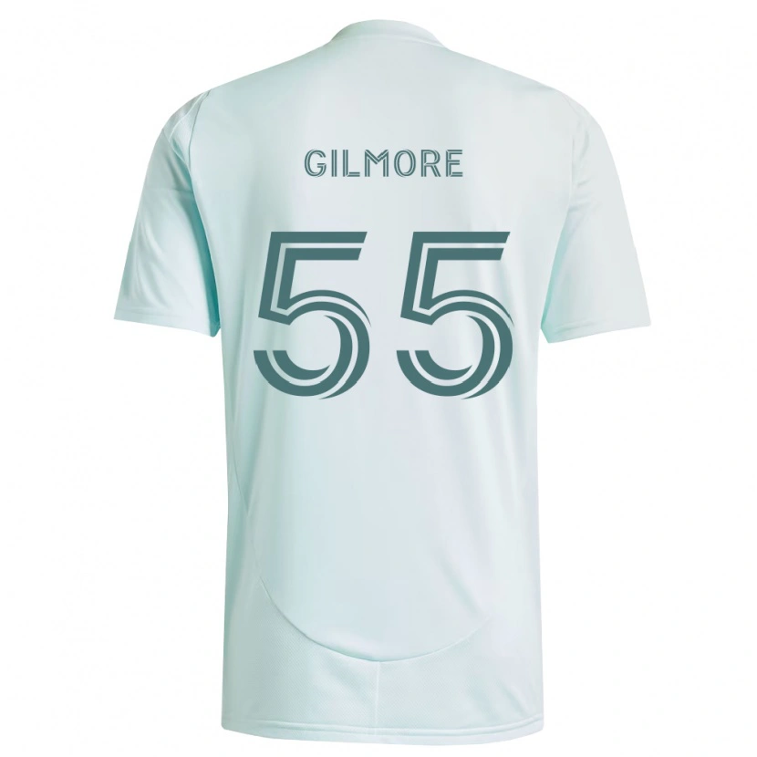 Danxen Niño Camiseta Grant Gilmore #55 Blanco Verde Claro 2ª Equipación 2026/27 La Camisa México