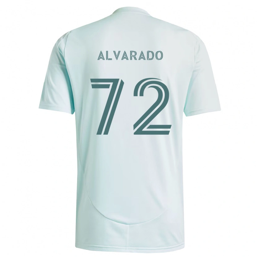 Danxen Niño Camiseta Miguel Alvarado #72 Blanco Verde Claro 2ª Equipación 2026/27 La Camisa México