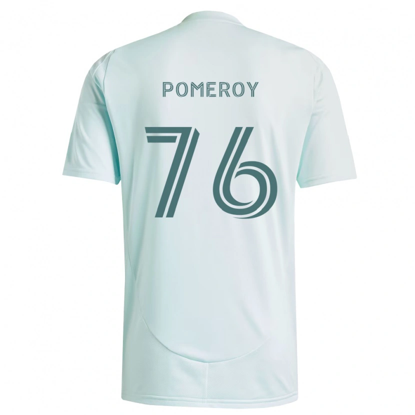 Danxen Niño Camiseta Jack Pomeroy #76 Blanco Verde Claro 2ª Equipación 2026/27 La Camisa México