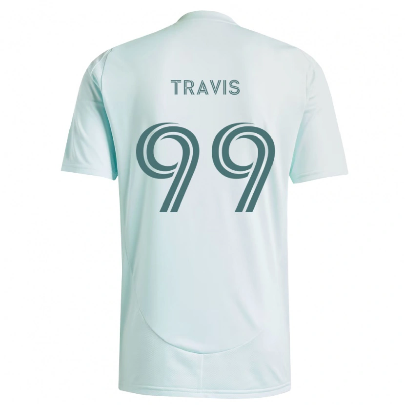 Danxen Niño Camiseta Jackson Travis #99 Blanco Verde Claro 2ª Equipación 2026/27 La Camisa México