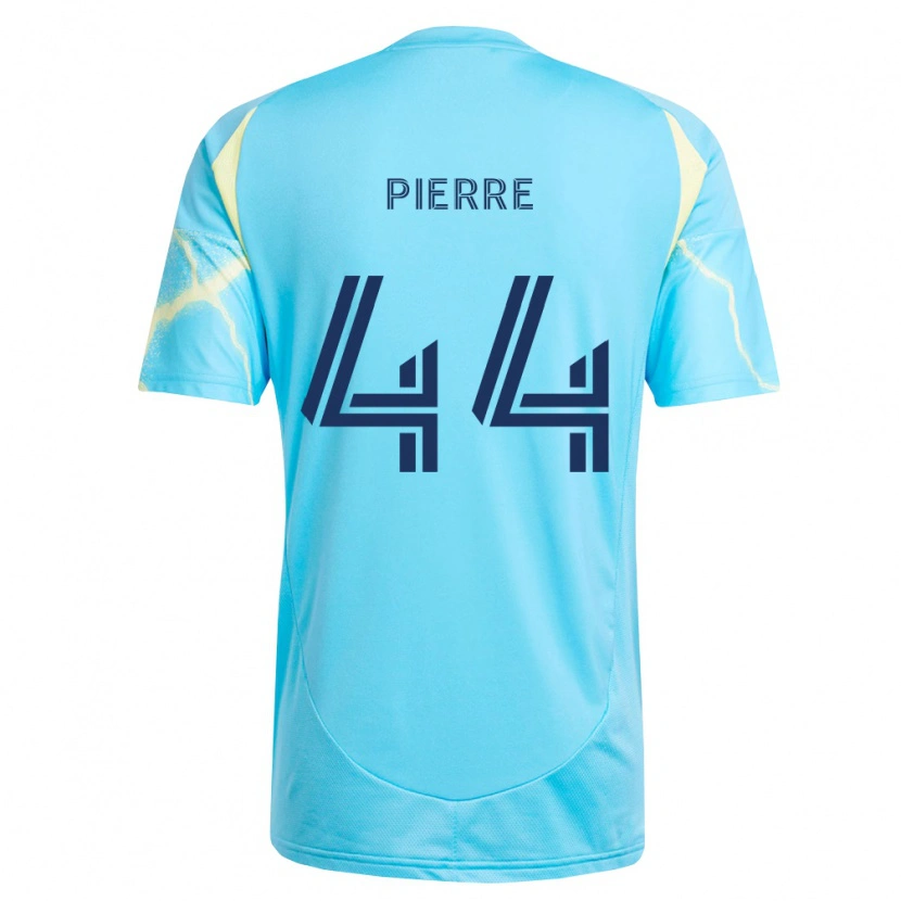 Danxen Niño Camiseta Neil Pierre #44 Azul Claro Negro Amarillo Claro 2ª Equipación 2026/27 La Camisa México
