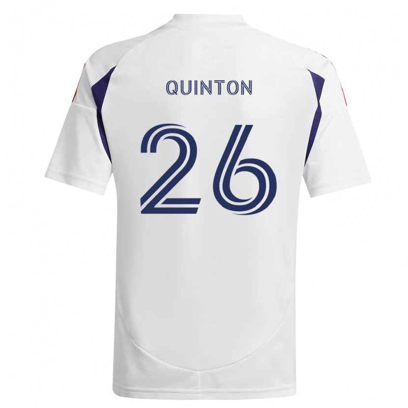 Danxen Niño Camiseta Philip Quinton #26 Azul Real Rojo Marrón 2ª Equipación 2026/27 La Camisa México