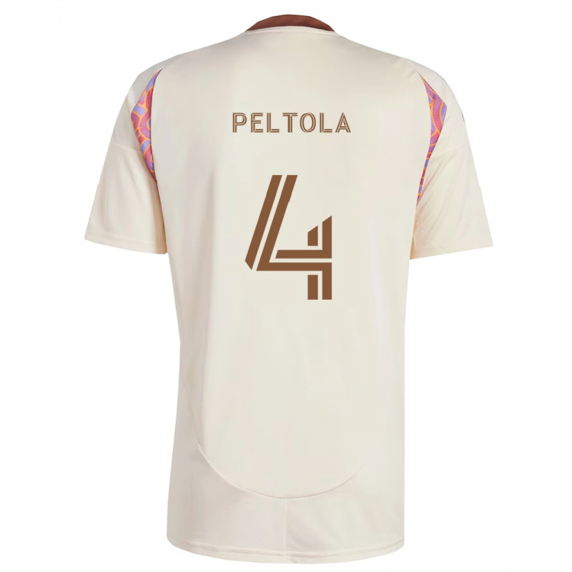 Danxen Niño Camiseta Matti Peltola #4 Rosa Blanco Roto 2ª Equipación 2026/27 La Camisa México