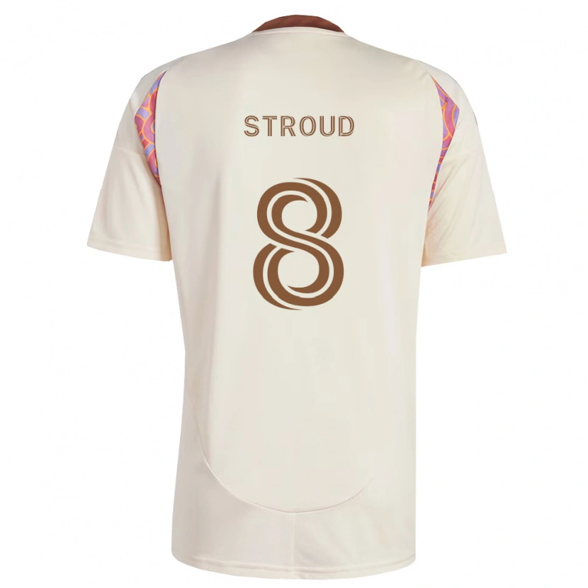 Danxen Niño Camiseta Jared Stroud #8 Rosa Blanco Roto 2ª Equipación 2026/27 La Camisa México