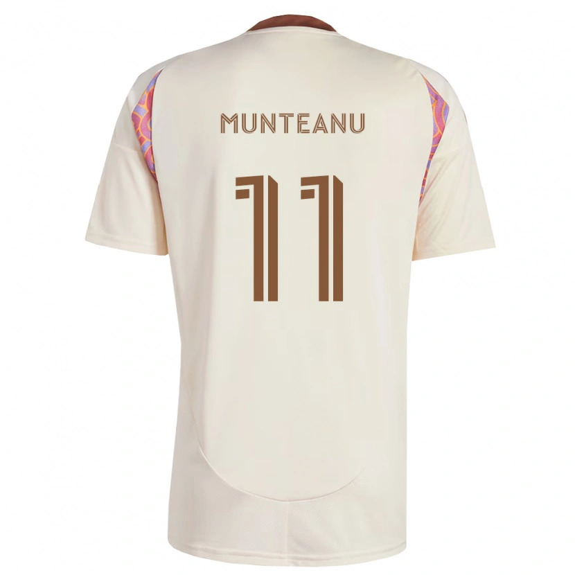 Danxen Niño Camiseta Louis Munteanu #11 Rosa Blanco Roto 2ª Equipación 2026/27 La Camisa México