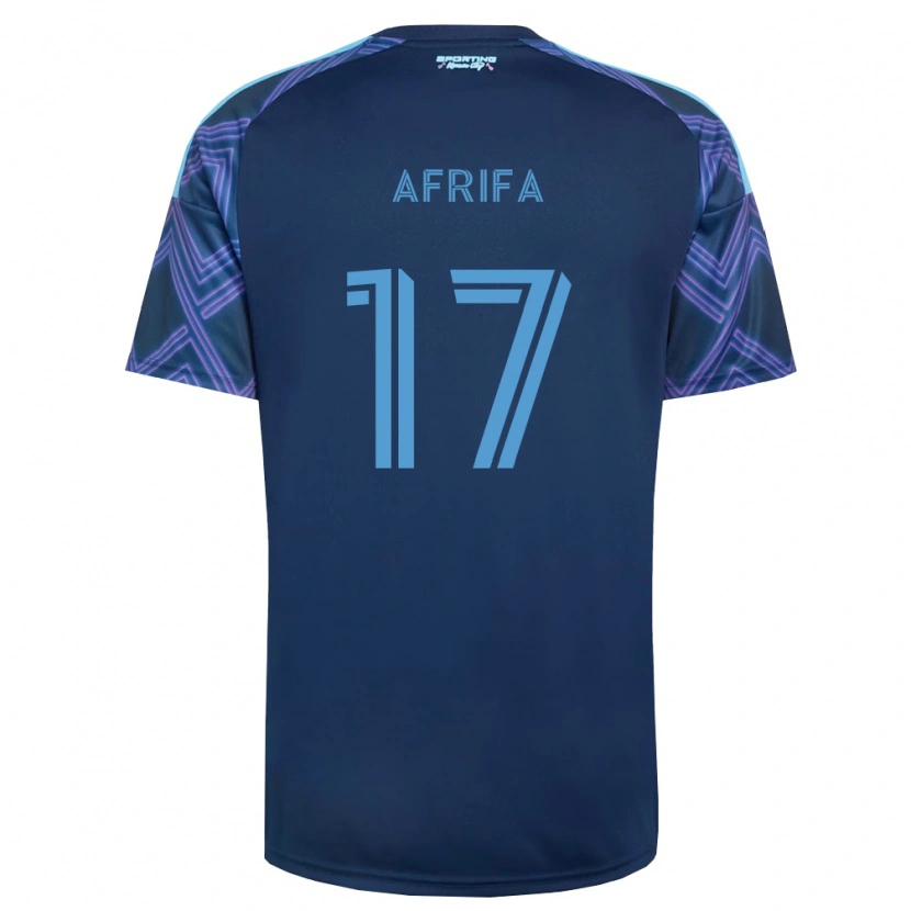Danxen Niño Camiseta Stephen Afrifa #17 Azul Real Morado 2ª Equipación 2026/27 La Camisa México