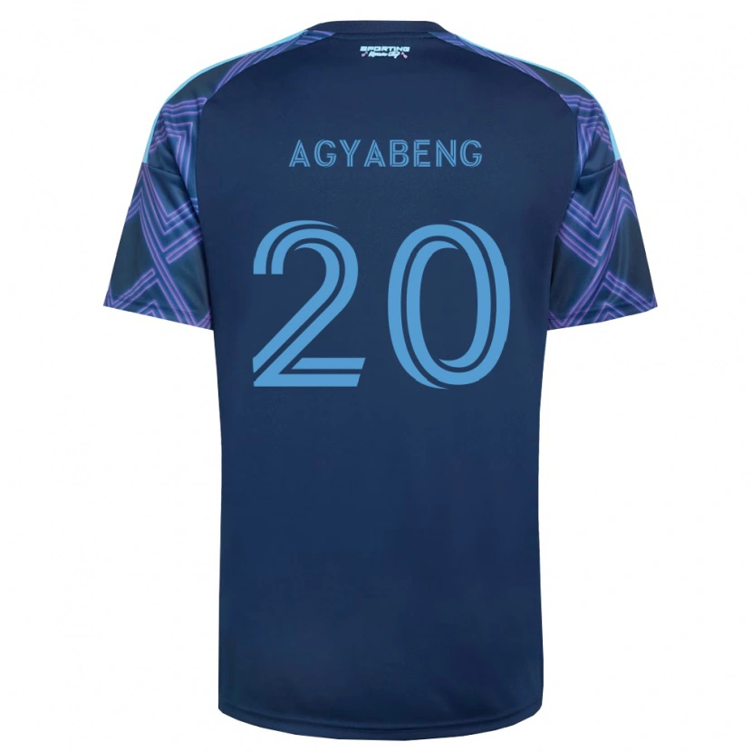 Danxen Niño Camiseta Kwaku Agyabeng #20 Azul Real Morado 2ª Equipación 2026/27 La Camisa México