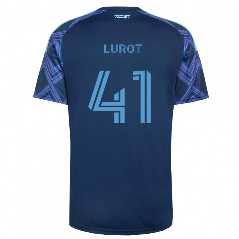 Danxen Niño Camiseta Pierre Lurot #41 Azul Real Morado 2ª Equipación 2026/27 La Camisa México