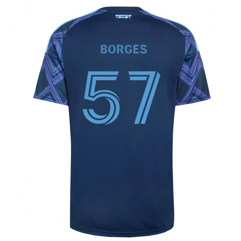Danxen Niño Camiseta Diego Borges #57 Azul Real Morado 2ª Equipación 2026/27 La Camisa México