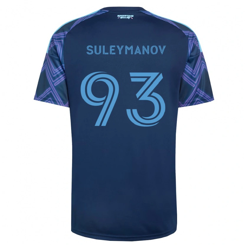 Danxen Niño Camiseta Shapi Suleymanov #93 Azul Real Morado 2ª Equipación 2026/27 La Camisa México