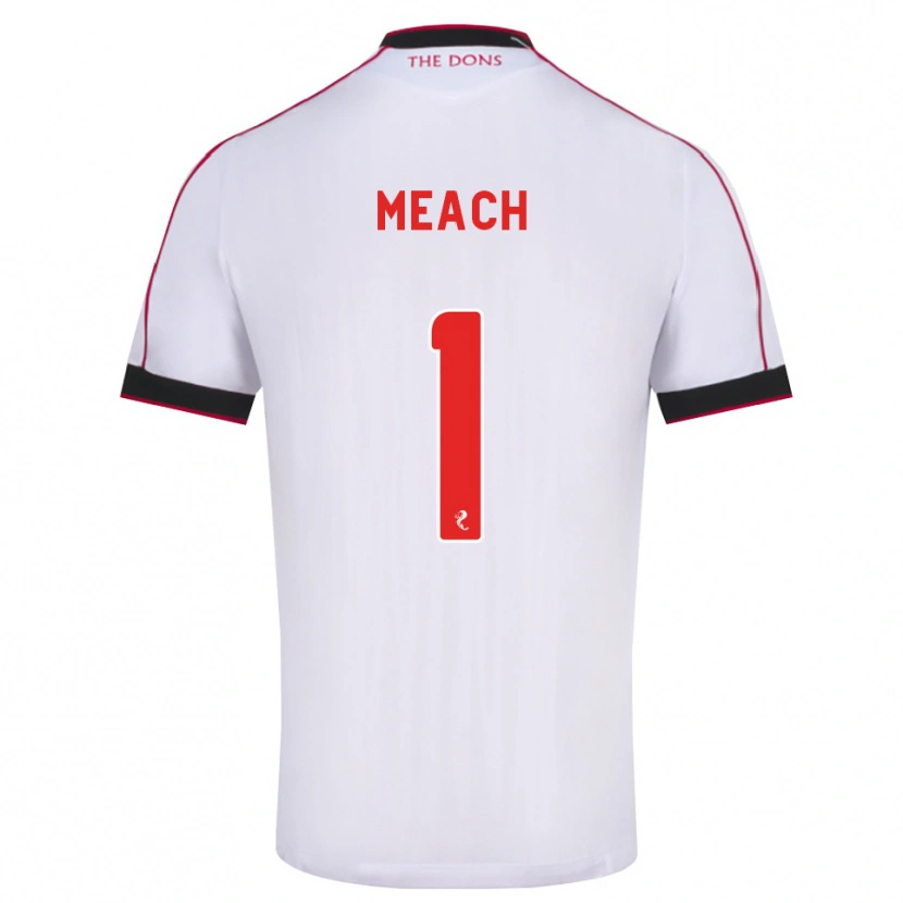 Danxen Niño Camiseta Aaliyah-Jay Meach #1 Negro Rojo Blanco 2ª Equipación 2026/27 La Camisa México