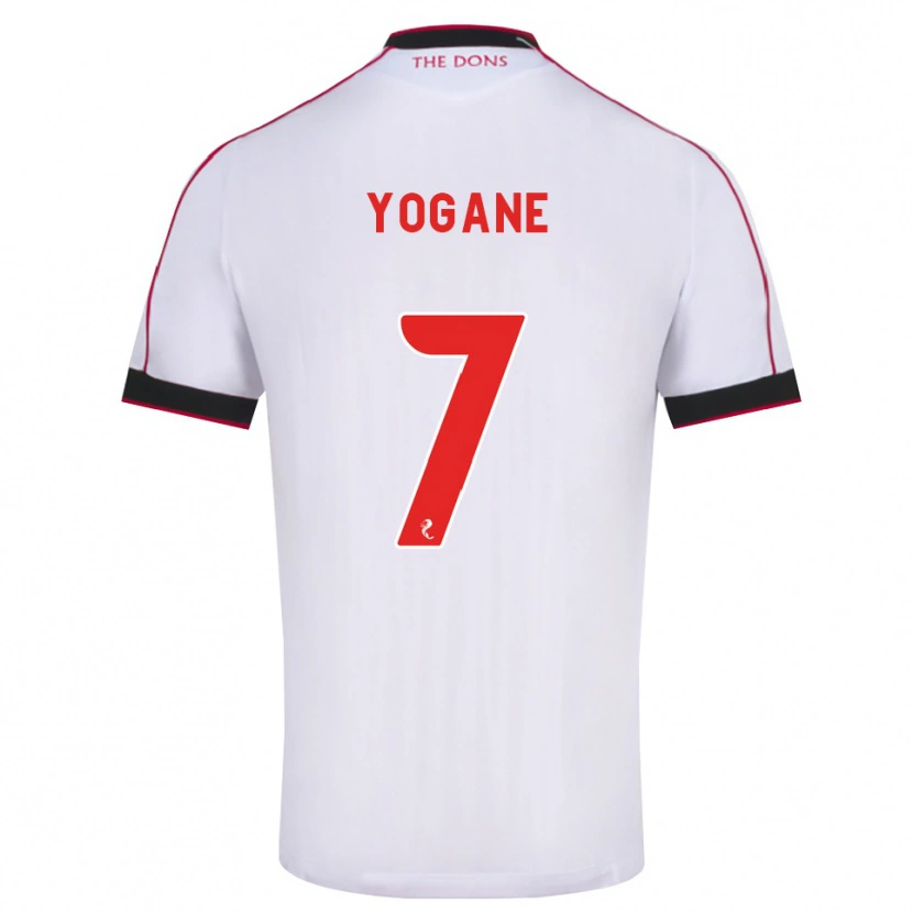Danxen Niño Camiseta Tony Yogane #7 Negro Rojo Blanco 2ª Equipación 2026/27 La Camisa México