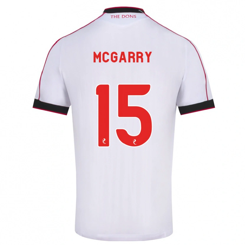 Danxen Niño Camiseta James Mcgarry #15 Negro Rojo Blanco 2ª Equipación 2026/27 La Camisa México