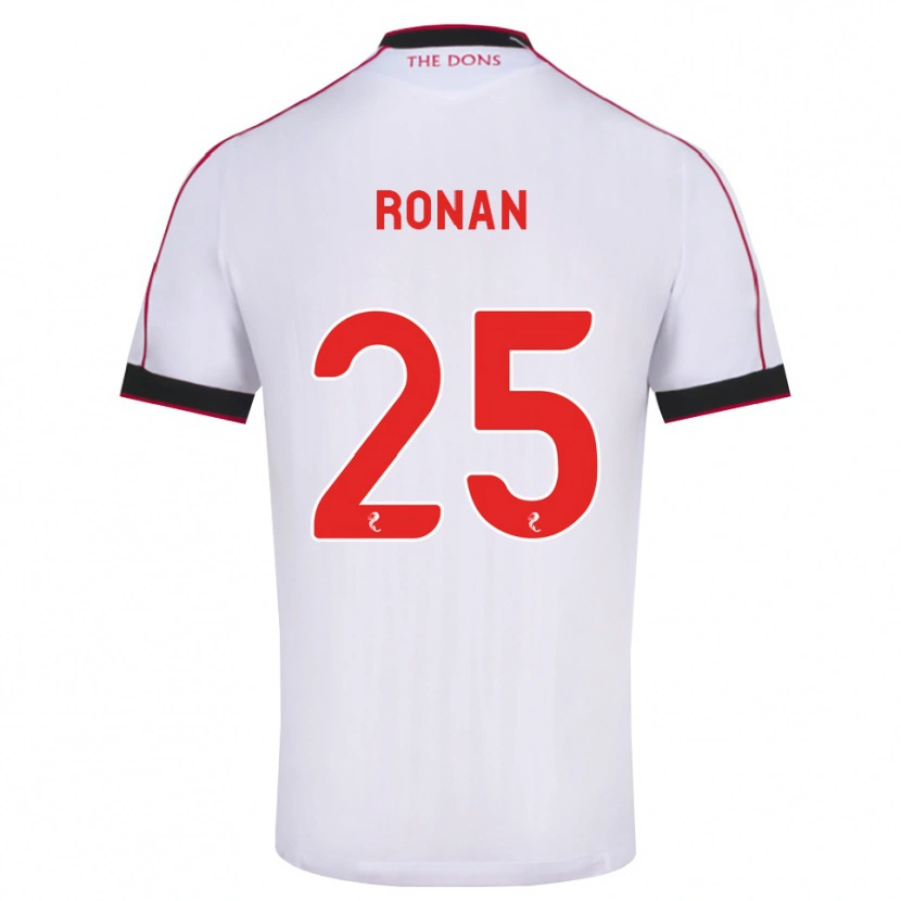 Danxen Niño Camiseta Connor Ronan #25 Negro Rojo Blanco 2ª Equipación 2026/27 La Camisa México