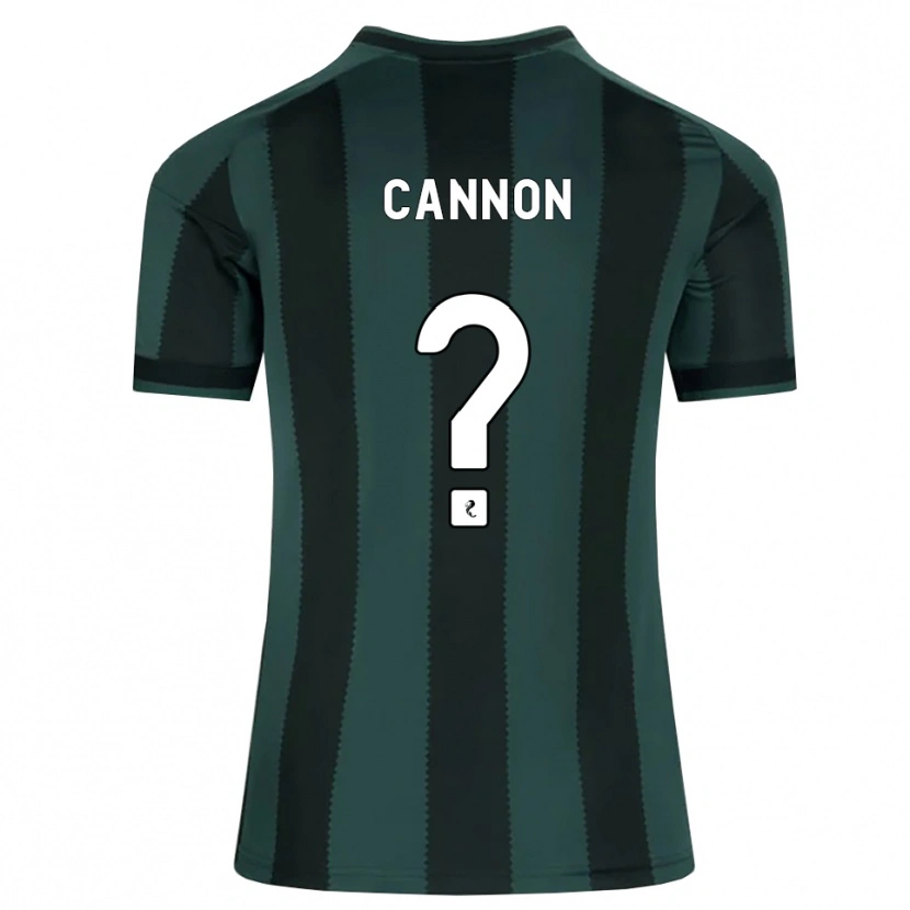 Danxen Niño Camiseta Aidan Cannon #0 Gris Pizarra Oscuro Negro 2ª Equipación 2026/27 La Camisa México