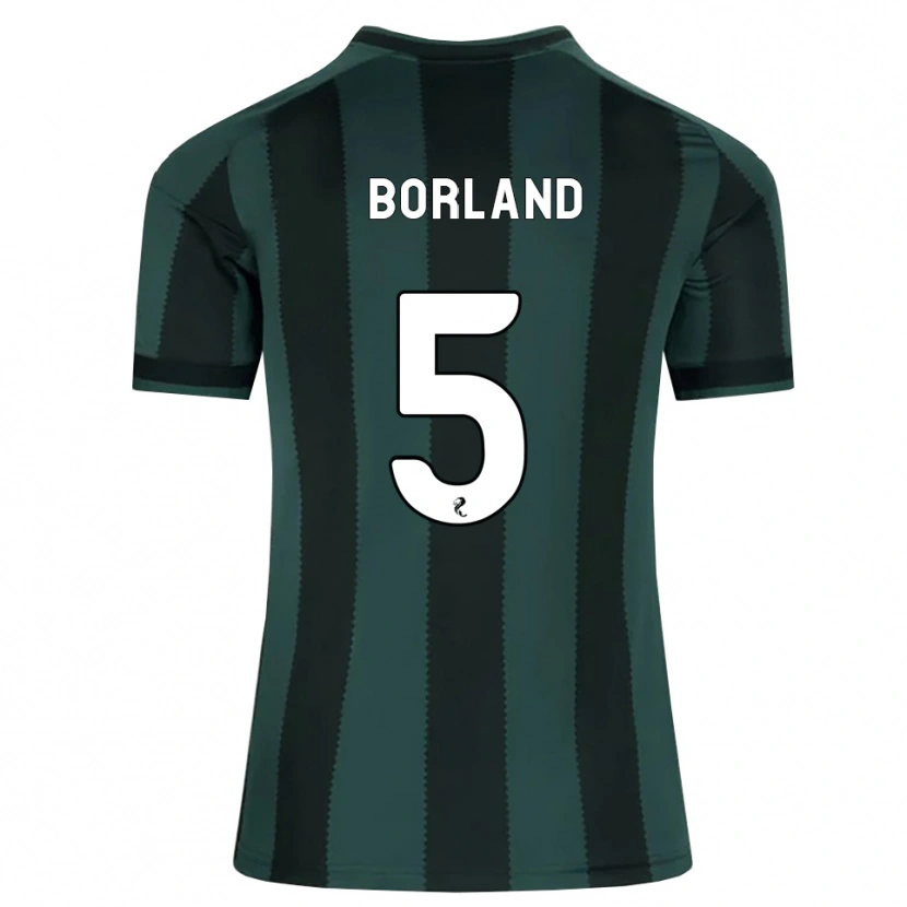 Danxen Niño Camiseta Hayden Borland #5 Gris Pizarra Oscuro Negro 2ª Equipación 2026/27 La Camisa México