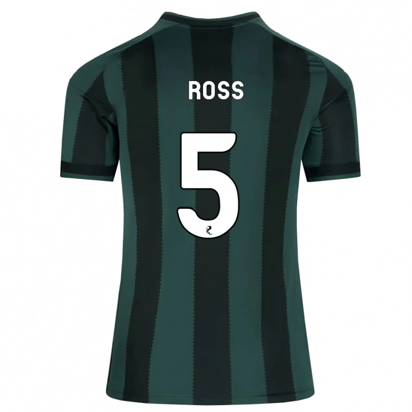 Danxen Niño Camiseta Natalie Ross #5 Gris Pizarra Oscuro Negro 2ª Equipación 2026/27 La Camisa México