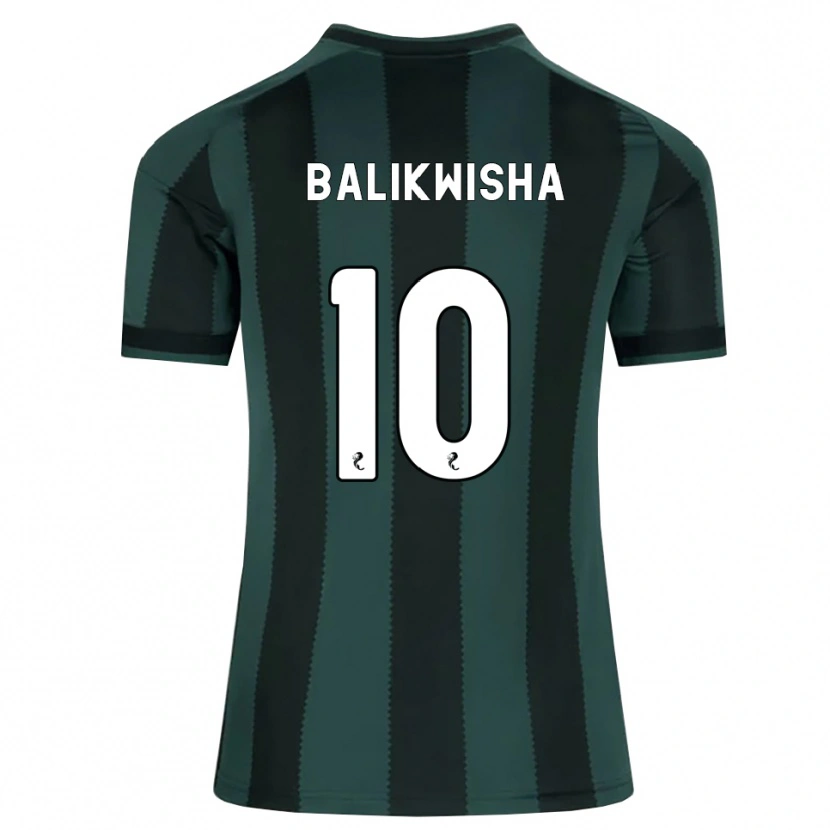 Danxen Niño Camiseta Michel-Ange Balikwisha #10 Gris Pizarra Oscuro Negro 2ª Equipación 2026/27 La Camisa México