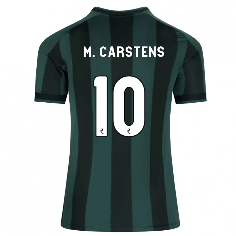 Danxen Niño Camiseta Mathilde Carstens #10 Gris Pizarra Oscuro Negro 2ª Equipación 2026/27 La Camisa México