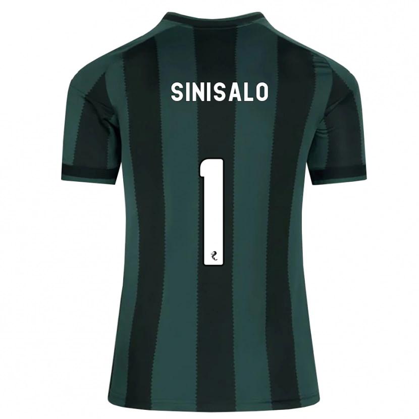 Danxen Niño Camiseta Viljami Sinisalo #1 Gris Pizarra Oscuro Negro 2ª Equipación 2026/27 La Camisa México