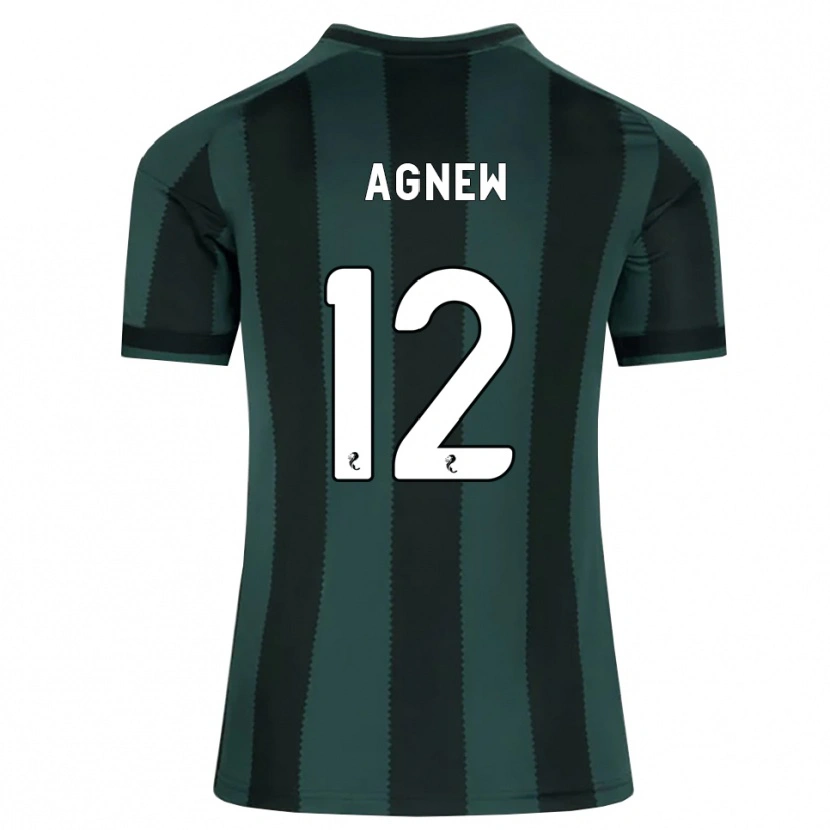 Danxen Niño Camiseta Murphy Agnew #12 Gris Pizarra Oscuro Negro 2ª Equipación 2026/27 La Camisa México