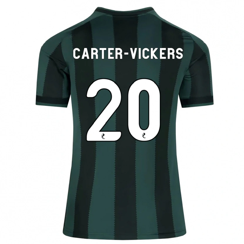 Danxen Niño Camiseta Cameron Carter-Vickers #20 Gris Pizarra Oscuro Negro 2ª Equipación 2026/27 La Camisa México
