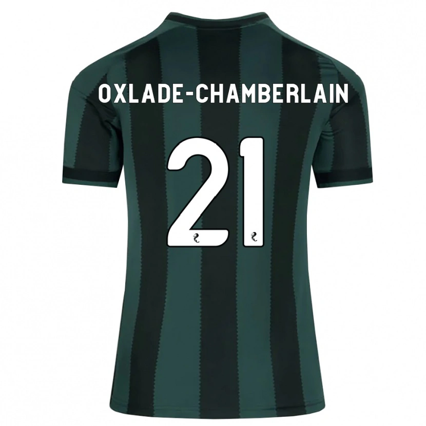 Danxen Niño Camiseta Alex Oxlade-Chamberlain #21 Gris Pizarra Oscuro Negro 2ª Equipación 2026/27 La Camisa México