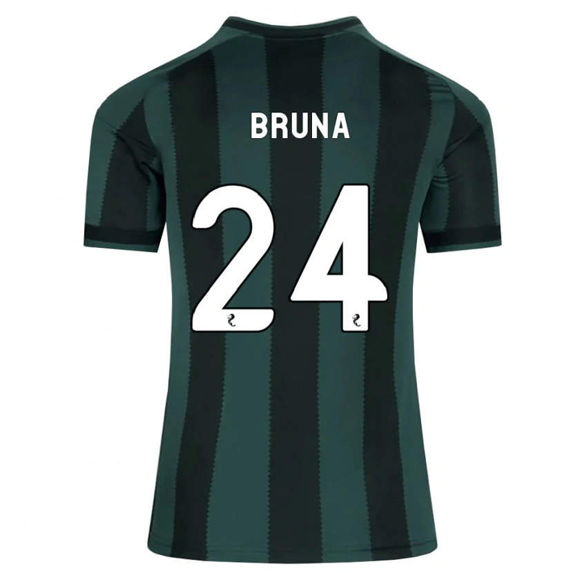 Danxen Niño Camiseta Bruna Lourenço #24 Gris Pizarra Oscuro Negro 2ª Equipación 2026/27 La Camisa México