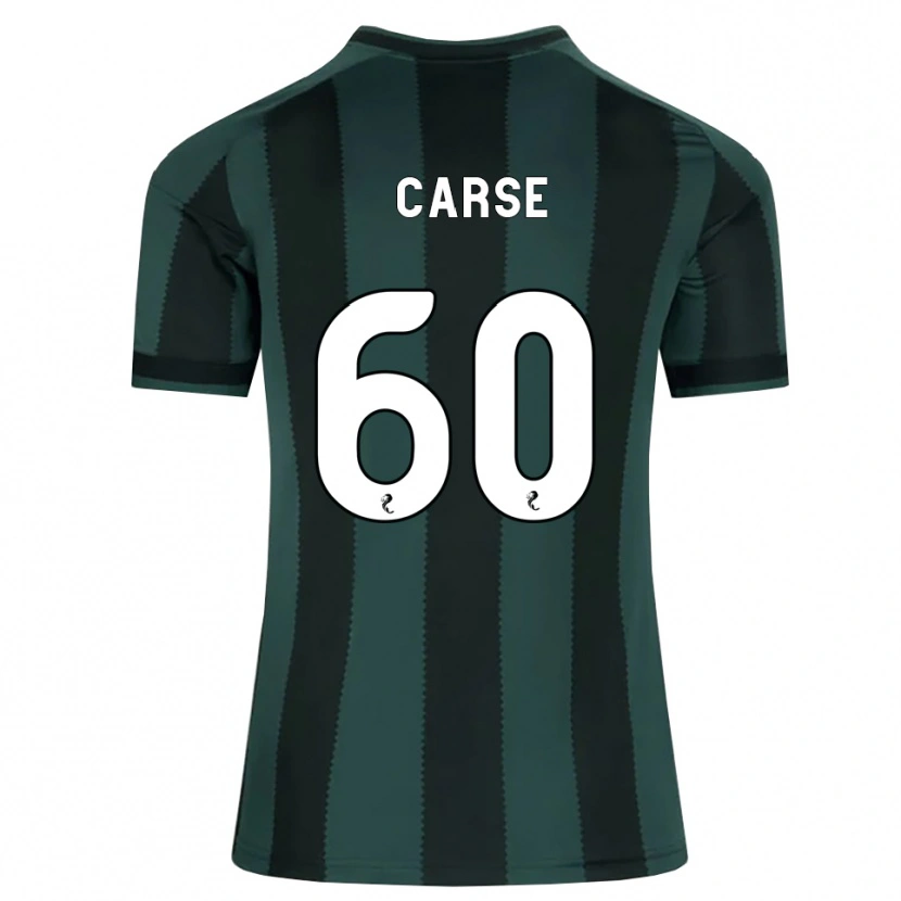 Danxen Niño Camiseta Mackenzie Carse #60 Gris Pizarra Oscuro Negro 2ª Equipación 2026/27 La Camisa México