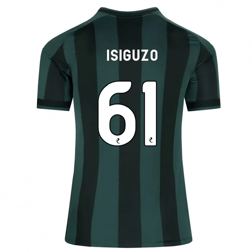 Danxen Niño Camiseta Samuel Isiguzo #61 Gris Pizarra Oscuro Negro 2ª Equipación 2026/27 La Camisa México