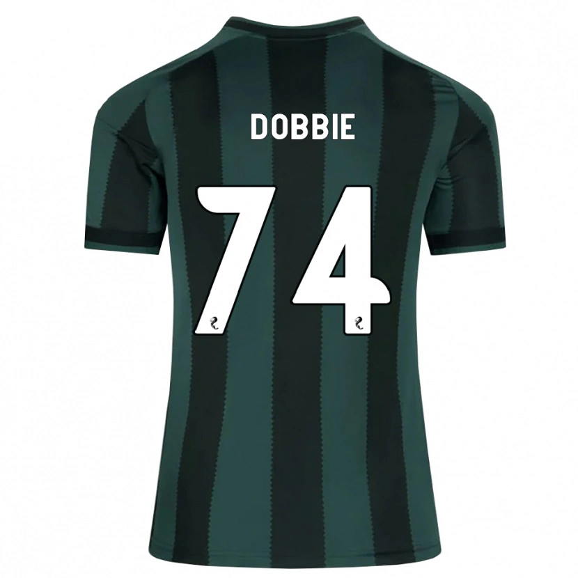Danxen Niño Camiseta Lewis Dobbie #74 Gris Pizarra Oscuro Negro 2ª Equipación 2026/27 La Camisa México