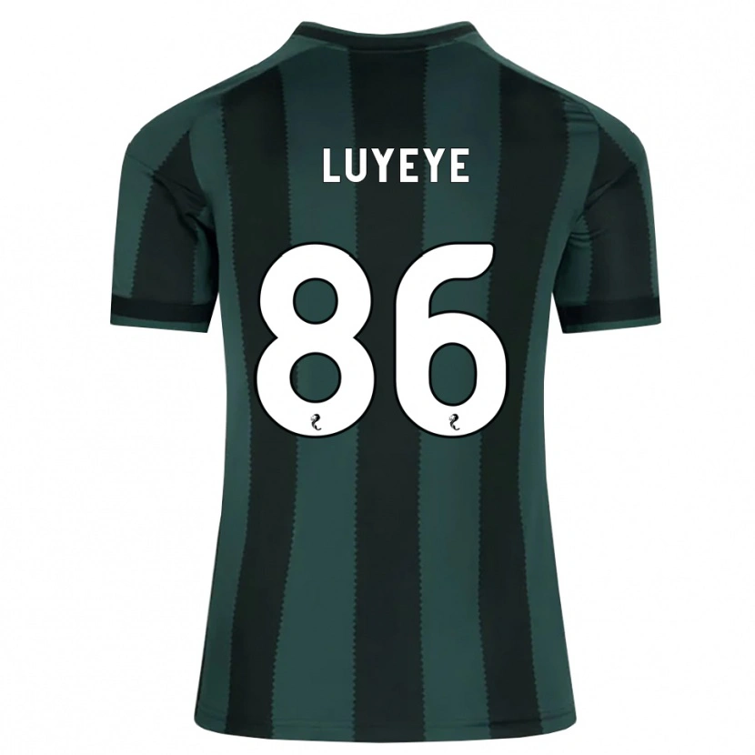 Danxen Niño Camiseta Benny-Jackson Luyeye #86 Gris Pizarra Oscuro Negro 2ª Equipación 2026/27 La Camisa México