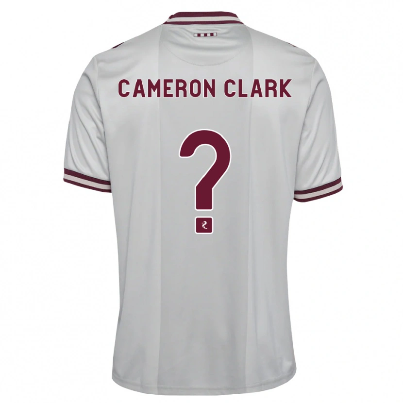 Danxen Niño Camiseta Cameron Clark #0 Blanco Borgoña 2ª Equipación 2026/27 La Camisa México
