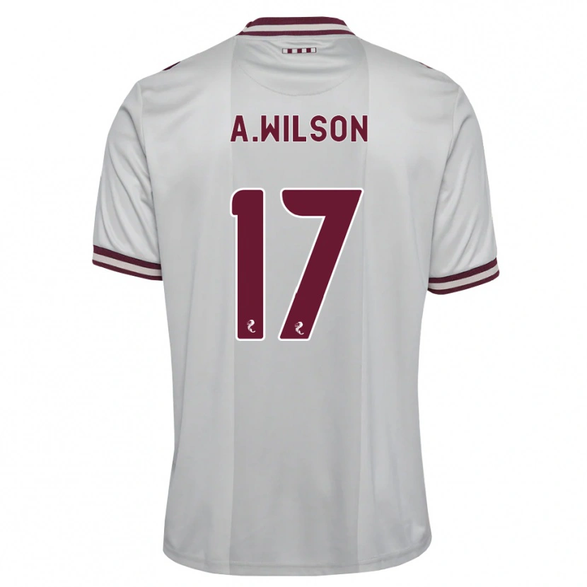 Danxen Niño Camiseta Alfie Wilson #17 Blanco Borgoña 2ª Equipación 2026/27 La Camisa México
