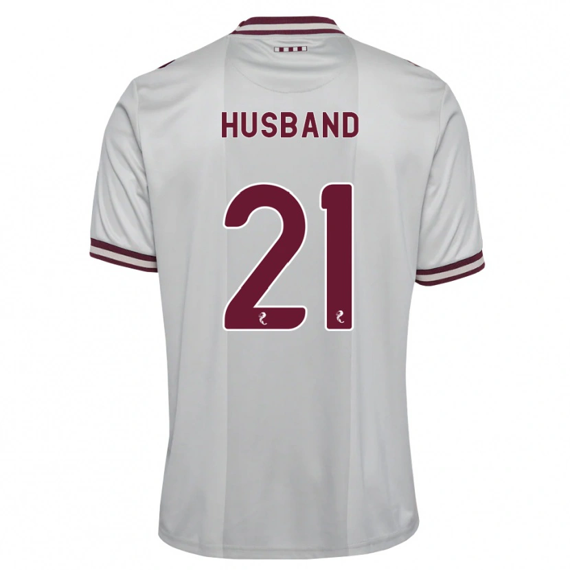 Danxen Niño Camiseta Erin Husband #21 Blanco Borgoña 2ª Equipación 2026/27 La Camisa México