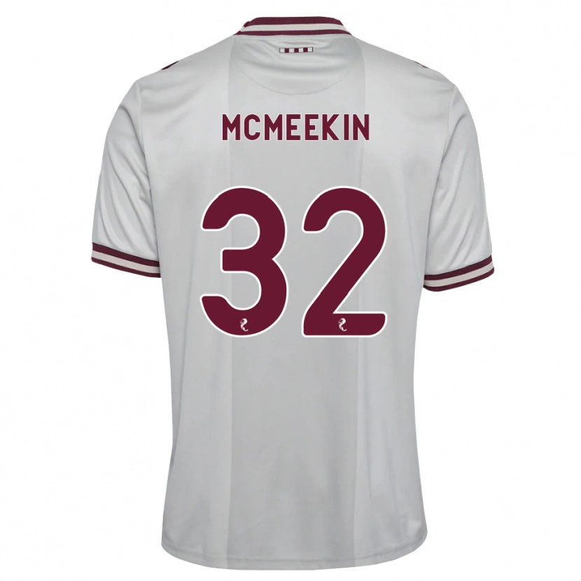 Danxen Niño Camiseta Keir Mcmeekin #32 Blanco Borgoña 2ª Equipación 2026/27 La Camisa México