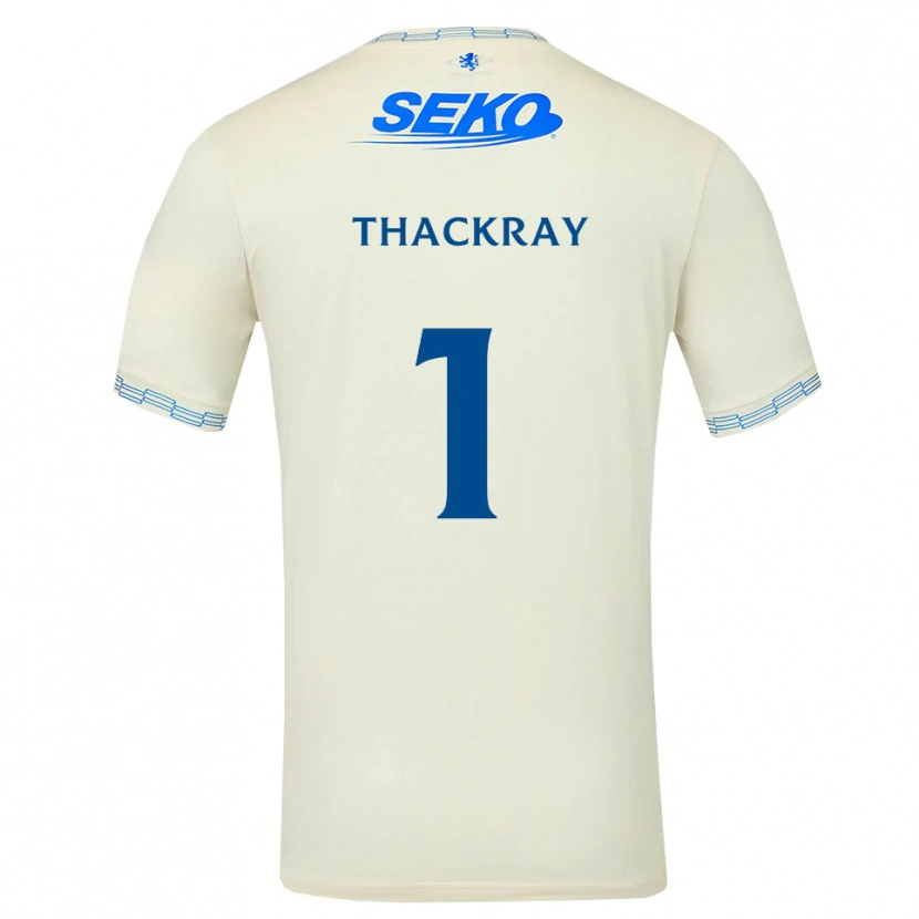 Danxen Niño Camiseta Greig Thackray #1 Azul Cielo Profundo Blanco 2ª Equipación 2026/27 La Camisa México