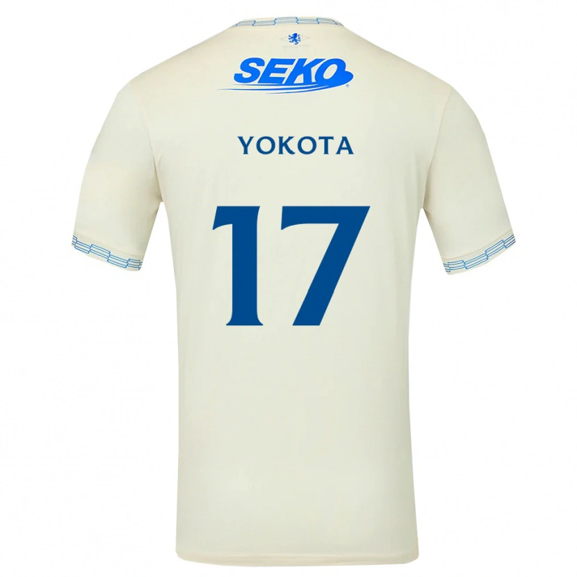 Danxen Niño Camiseta Daisuke Yokota #17 Azul Cielo Profundo Blanco 2ª Equipación 2026/27 La Camisa México