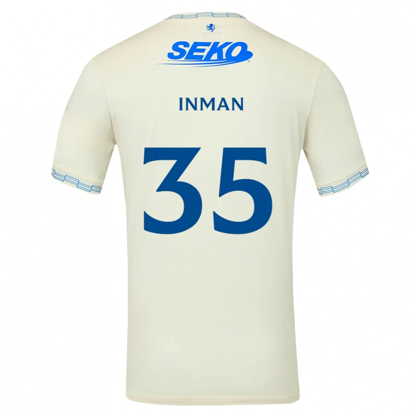 Danxen Niño Camiseta Lucy Inman #35 Azul Cielo Profundo Blanco 2ª Equipación 2026/27 La Camisa México