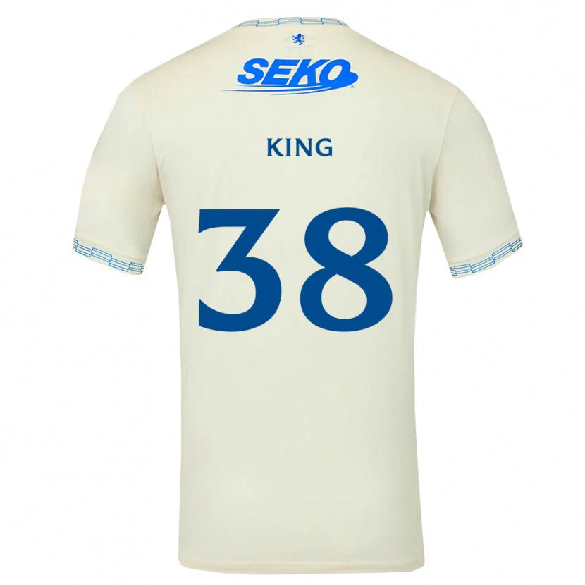 Danxen Niño Camiseta Leon King #38 Azul Cielo Profundo Blanco 2ª Equipación 2026/27 La Camisa México