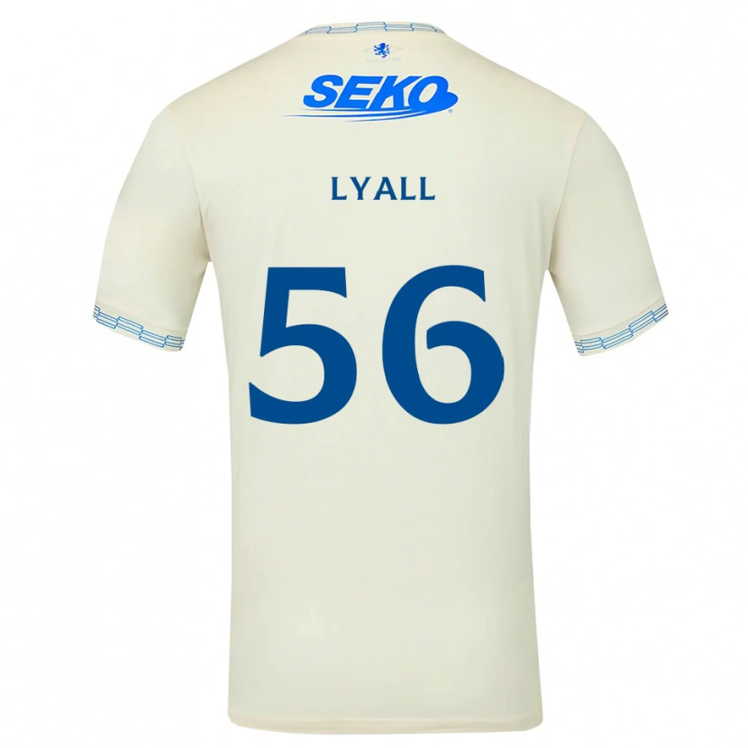 Danxen Niño Camiseta Arron Lyall #56 Azul Cielo Profundo Blanco 2ª Equipación 2026/27 La Camisa México