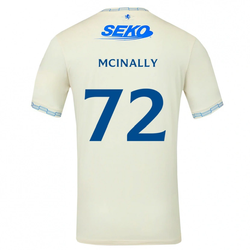 Danxen Niño Camiseta Darren Mcinally #72 Azul Cielo Profundo Blanco 2ª Equipación 2026/27 La Camisa México