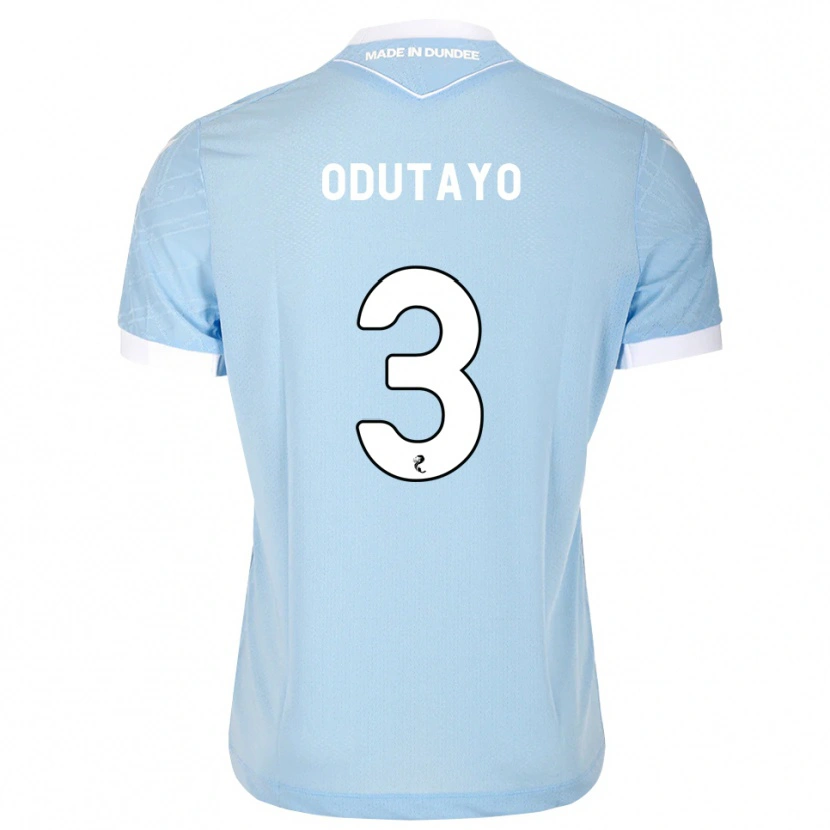Danxen Niño Camiseta Idris Odutayo #3 Azul Cielo Claro Blanco 2ª Equipación 2026/27 La Camisa México