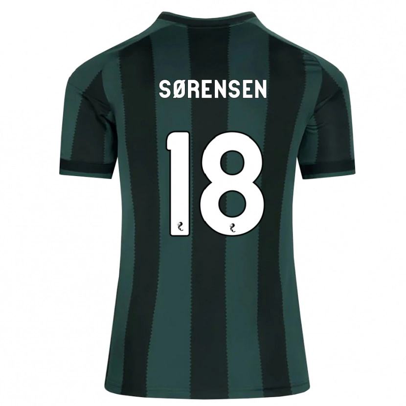 Danxen Niño Camiseta Oliver Sørensen #18 Gris Pizarra Oscuro Negro 2ª Equipación 2026/27 La Camisa México