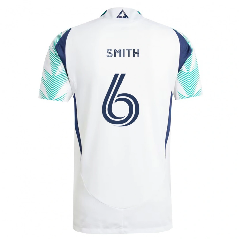 Danxen Niño Camiseta Tylon Smith #6 Blanco Azul Marino Verde Claro 2ª Equipación 2026/27 La Camisa México