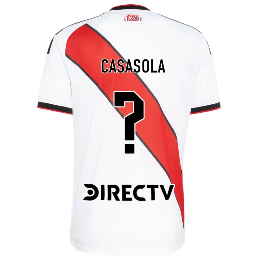 Danxen Hombre Camiseta Nahuel Ignacio Casasola #0 Rojo Blanco Negro 1ª Equipación 2026/27 La Camisa México