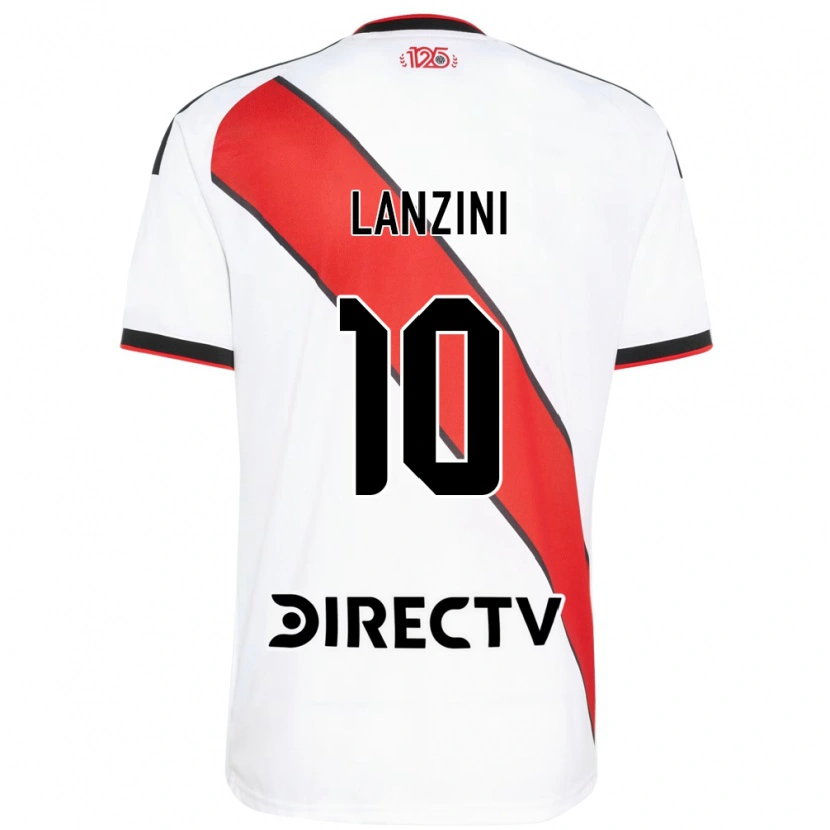 Danxen Hombre Camiseta Manuel Lanzini #10 Rojo Blanco Negro 1ª Equipación 2026/27 La Camisa México