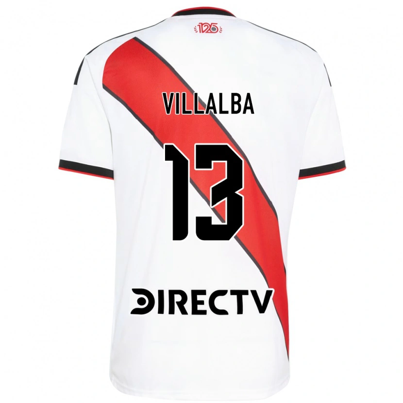 Danxen Hombre Camiseta Jonathan Villalba #13 Rojo Blanco Negro 1ª Equipación 2026/27 La Camisa México