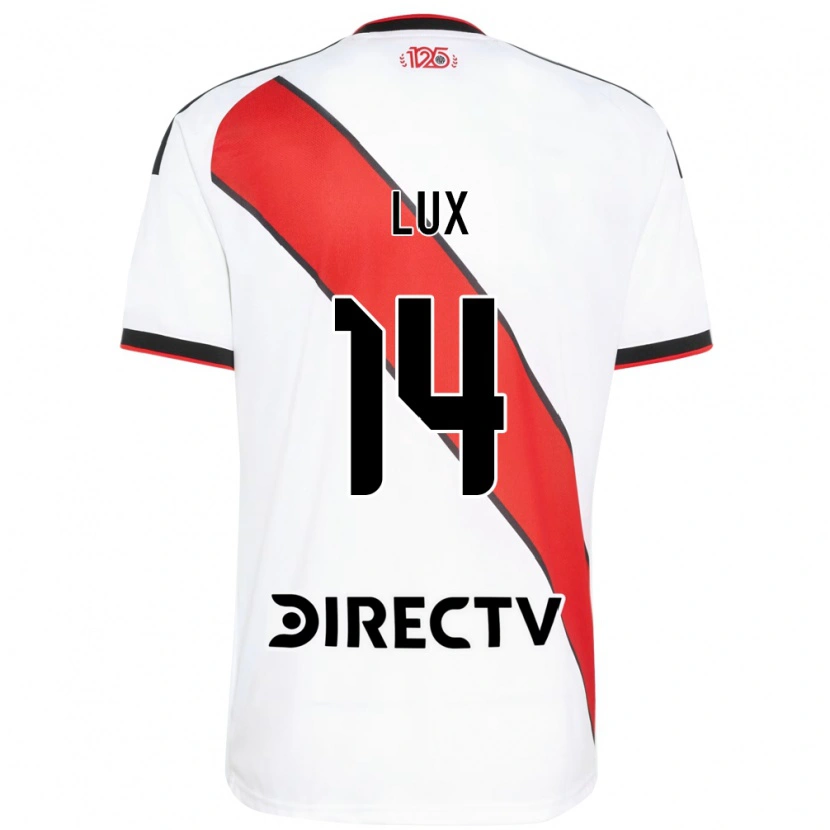 Danxen Hombre Camiseta German Lux #14 Rojo Blanco Negro 1ª Equipación 2026/27 La Camisa México
