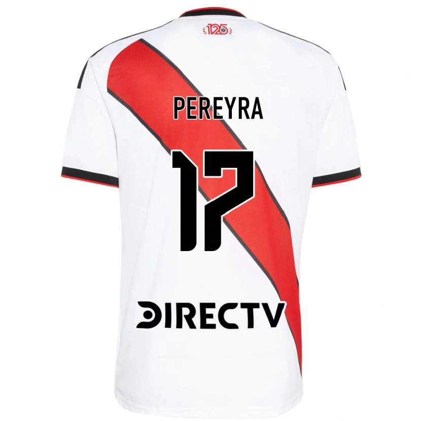 Danxen Hombre Camiseta Gonzalo Pereyra #17 Rojo Blanco Negro 1ª Equipación 2026/27 La Camisa México